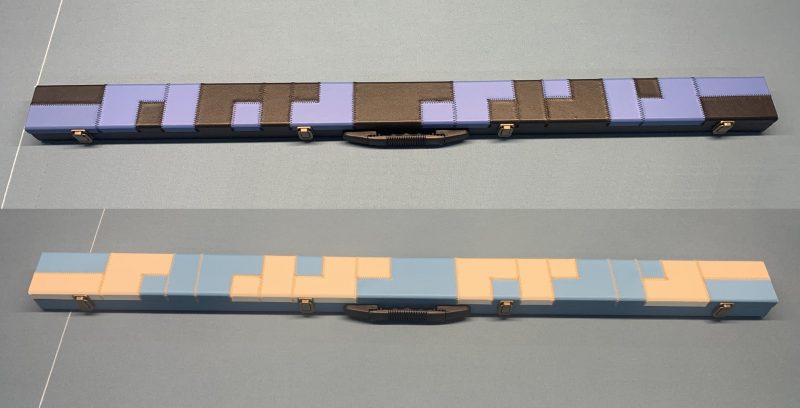 3/4 Cue Case Box Type Patchwork