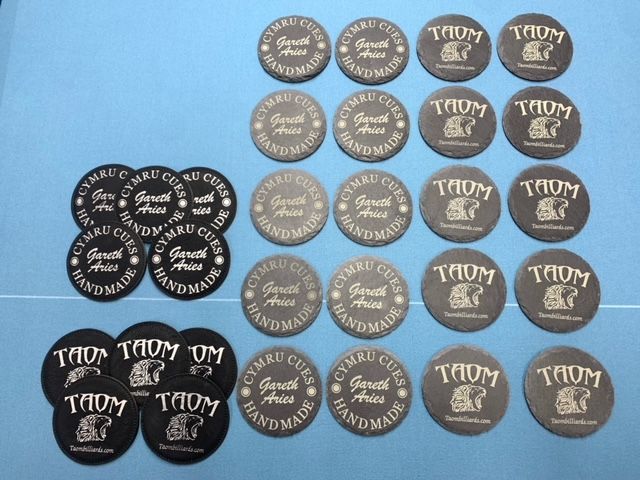 Bespoke Slate & Leather Coasters