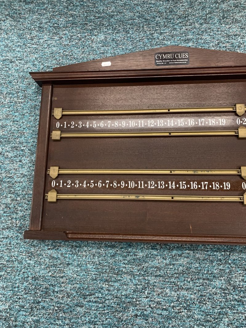 Snooker Billiard Wooden Score Board