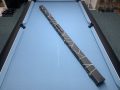 1pc Black Stitch Design Cue Case Holds 2x Cues