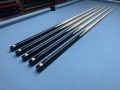 New 1pc Taylor Made Snooker Pool Cues with Plain Ebony Butts and Selected Ash Shafts