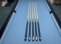 New 1pc Taylor Made Snooker Pool Cues with Plain Ebony Butts and Selected Ash Shafts