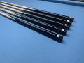 New 1pc Taylor Made Snooker Pool Cues with Plain Ebony Butts and Selected Ash Shafts