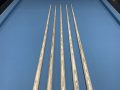 New 1pc Taylor Made Snooker Pool Cues with Plain Ebony Butts and Selected Ash Shafts