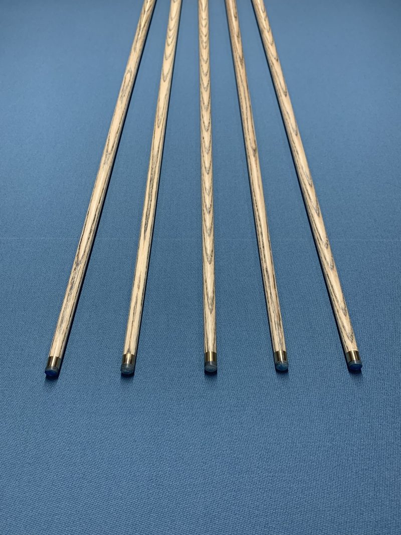 New 1pc Taylor Made Snooker Pool Cues with Plain Ebony Butts and Selected Ash Shafts
