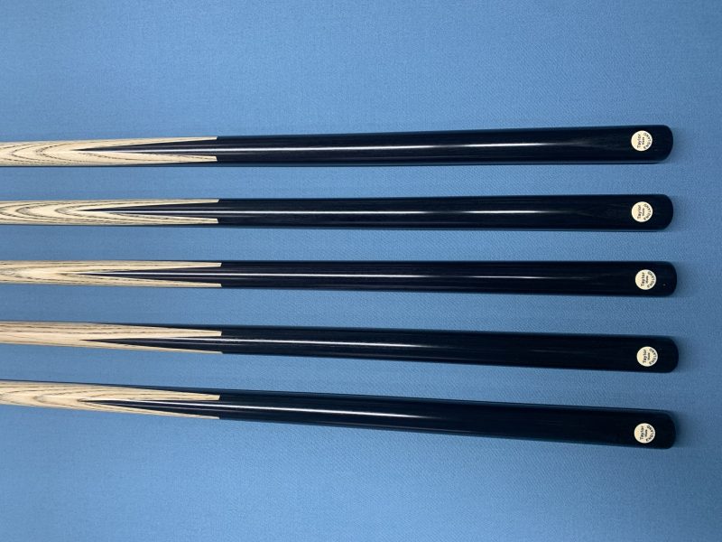 New 1pc Taylor Made Snooker Pool Cues with Plain Ebony Butts and Selected Ash Shafts